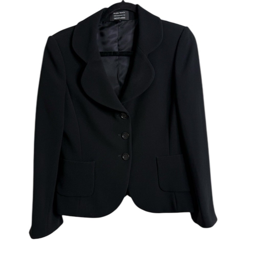 Ellen Tracy Long Sleeve Split Cuff Button Down Bl… - image 1